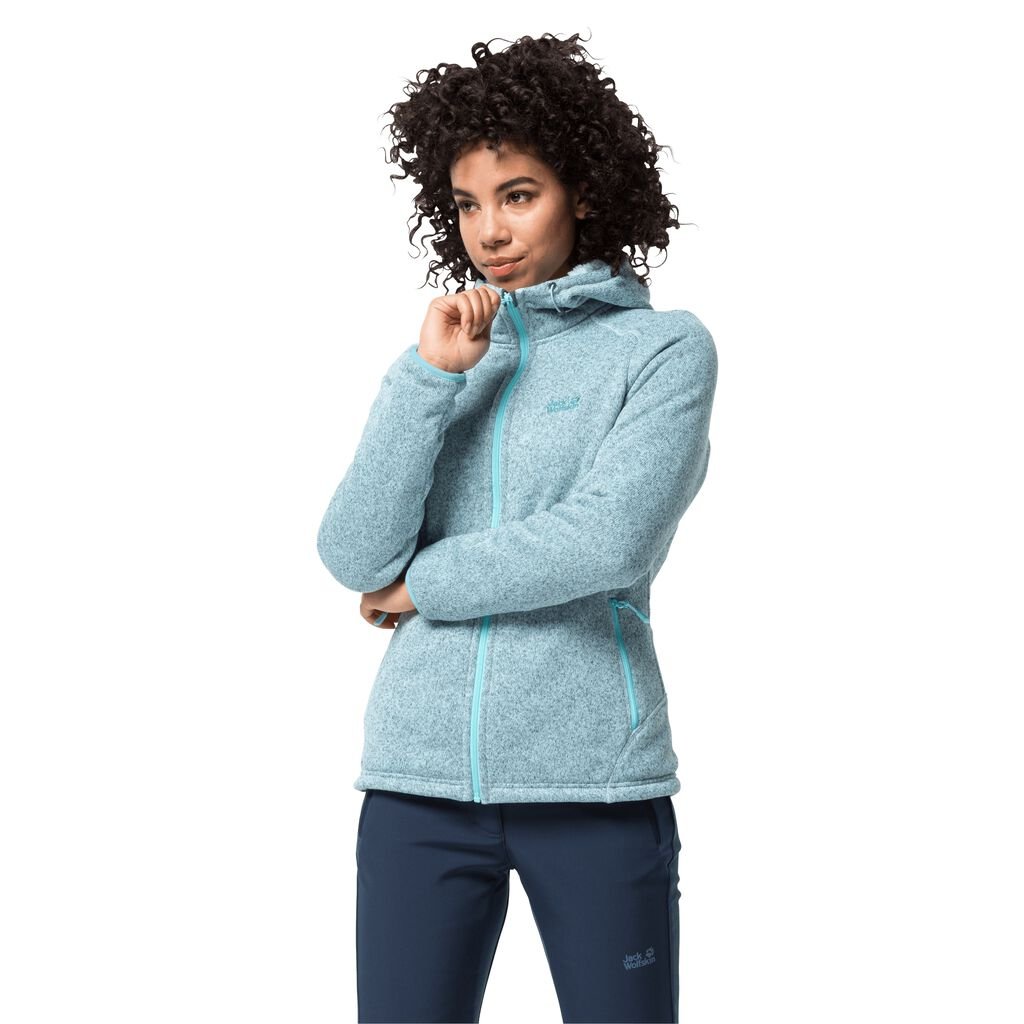 Jack Wolfskin LAKELAND Női Fleece Kabát Kék - DEFPZQ-826